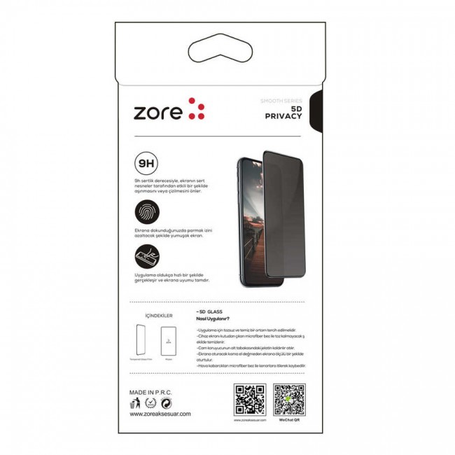 Xiaomi Mi 10T Pro 5G Zore New 5D Privacy Temperli Ekran Koruyucu Xiaomi Mi 10T Pro 5G Zore New 5D Privacy Temperli Ekran Koruyucu