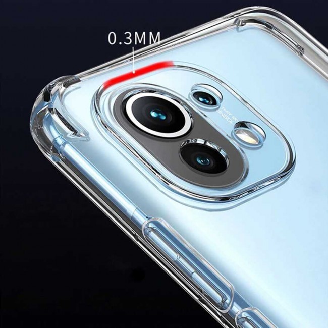 Xiaomi Mi 11 Lite Kılıf Zore Kamera Korumalı Nitro Anti Shock Silikon Xiaomi Mi 11 Lite Kılıf Zore Kamera Korumalı Nitro Anti Shock Silikon