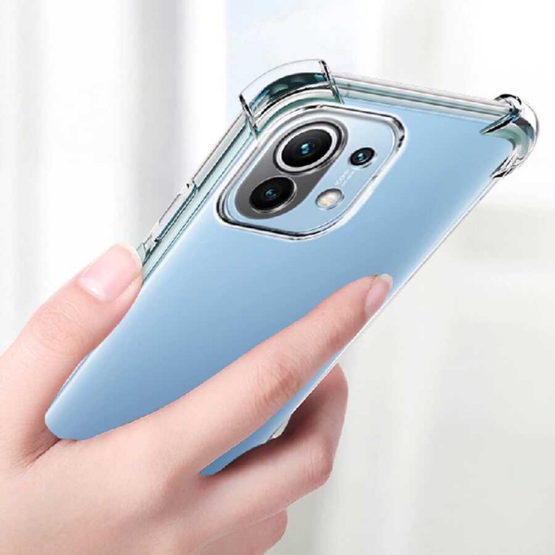 Bal-z Xiaomi Mi 11 Lite Kılıf  Kamera Korumalı Nitro Anti Shock Silikon