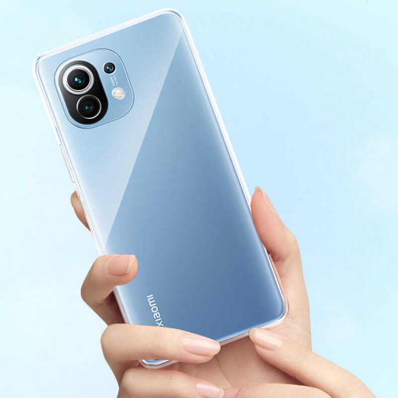 Bal-z Xiaomi Mi 11 Lite Kılıf  Kamera Korumalı Süper Silikon Kapak