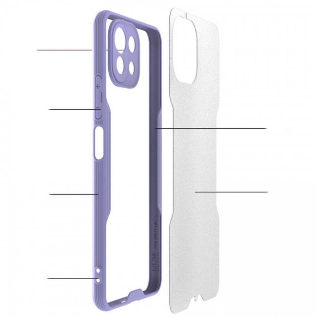 Xiaomi Mi 11 Lite Kılıf Zore Parfe Kapak Xiaomi Mi 11 Lite Kılıf Zore Parfe Kapak