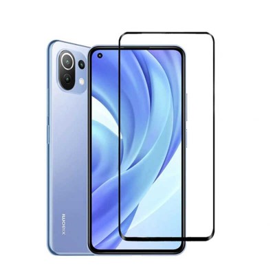 Bal-z Xiaomi Mi 11 Lite  Kenarları Kırılmaya Dayanıklı Cam Ekran Koruyucu