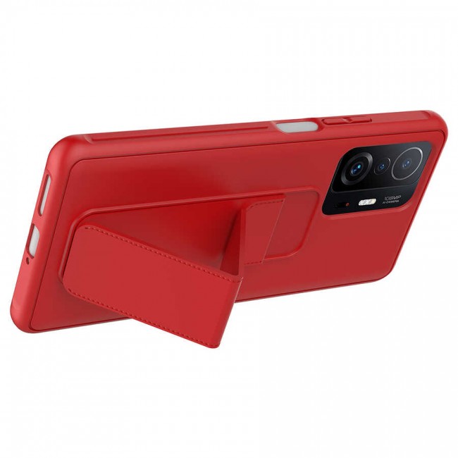 Xiaomi Mi 11T 5G Kılıf Zore Qstand Kapak Xiaomi Mi 11T 5G Kılıf Zore Qstand Kapak