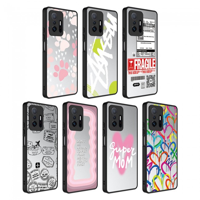 Xiaomi Mi 11T Pro 5G Kılıf Aynalı Desenli Kamera Korumalı Parlak Zore Mirror Kapak Xiaomi Mi 11T Pro 5G Kılıf Aynalı Desenli Kamera Korumalı Parlak Zore Mirror Kapak