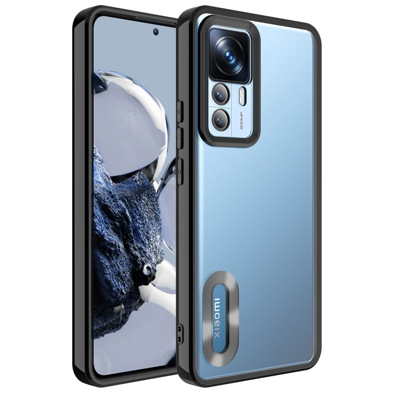 Bal-z Xiaomi Mi 12T Kılıf Kamera Korumalı Logo Gösteren  Omega Kapak