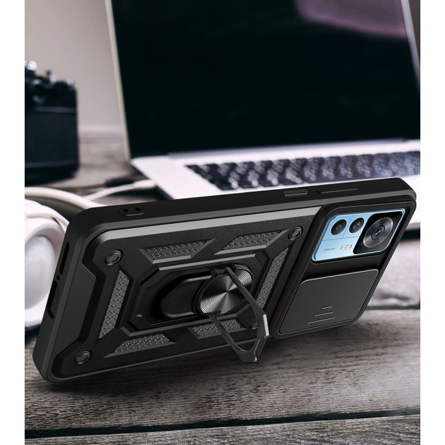 Xiaomi Mi 12T Kılıf Magnetik Standlı Kamera Korumalı Zore Sürgülü Vega Kapak Xiaomi Mi 12T Kılıf Magnetik Standlı Kamera Korumalı Zore Sürgülü Vega Kapak