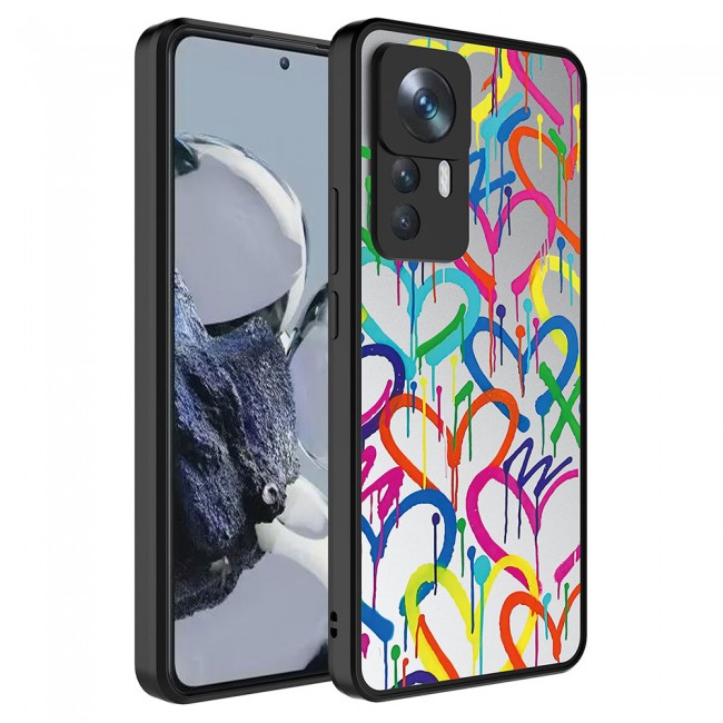 Xiaomi Mi 12T Pro Kılıf Aynalı Desenli Kamera Korumalı Parlak Zore Mirror Kapak Xiaomi Mi 12T Pro Kılıf Aynalı Desenli Kamera Korumalı Parlak Zore Mirror Kapak