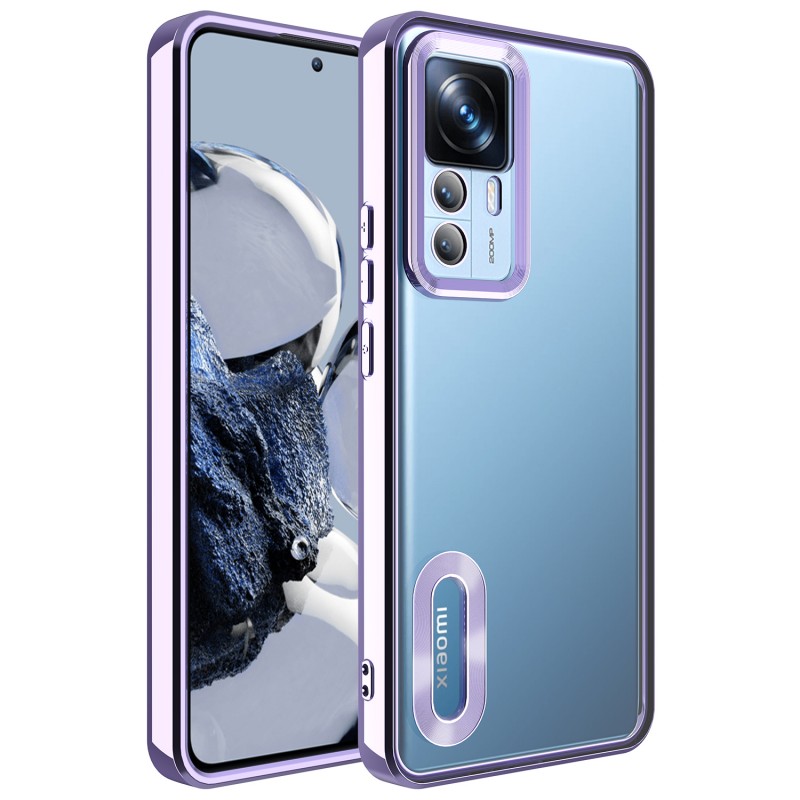 Bal-z Xiaomi Mi 12T Pro Kılıf Kamera Korumalı Logo Gösteren  Omega Kapak