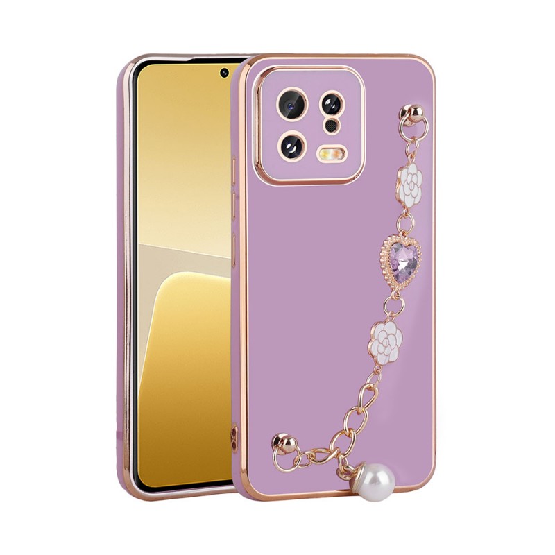 Bal-z Xiaomi Mi 13 Kılıf El Tutamaçlı Kamera Korumalı  Taka Silikon Kapak