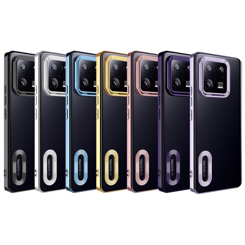 Bal-z Xiaomi Mi 13 Pro Kılıf Kamera Korumalı Logo Gösteren  Omega Kapak