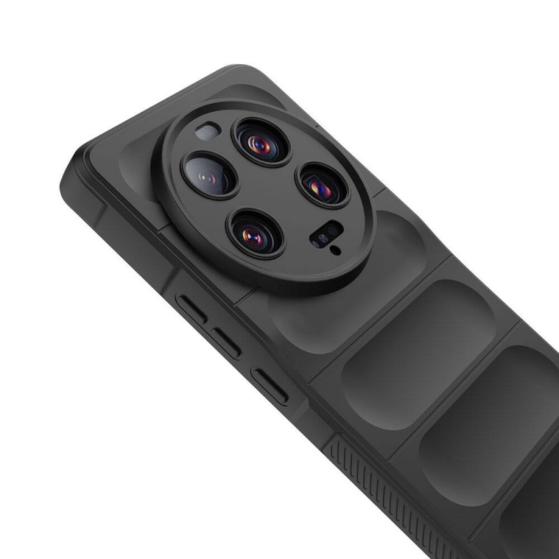 Bal-z Xiaomi Mi 13 Ultra Kılıf Esnek TPU Oyuklu Arka Yüzey Tasarımlı  Etnik Silikon Kapak