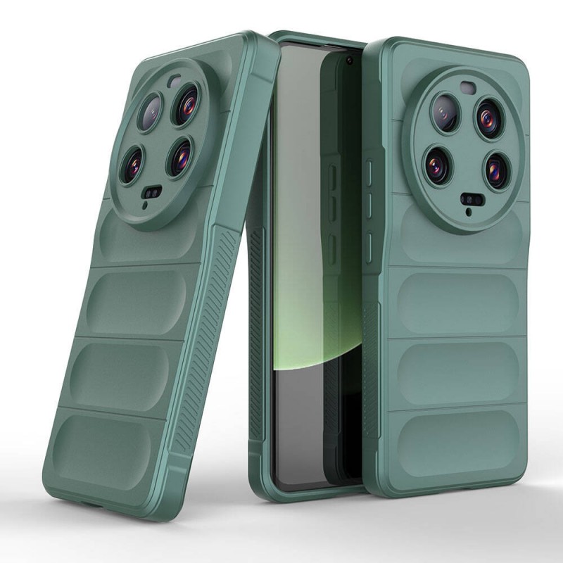 Bal-z Xiaomi Mi 13 Ultra Kılıf Esnek TPU Oyuklu Arka Yüzey Tasarımlı  Etnik Silikon Kapak