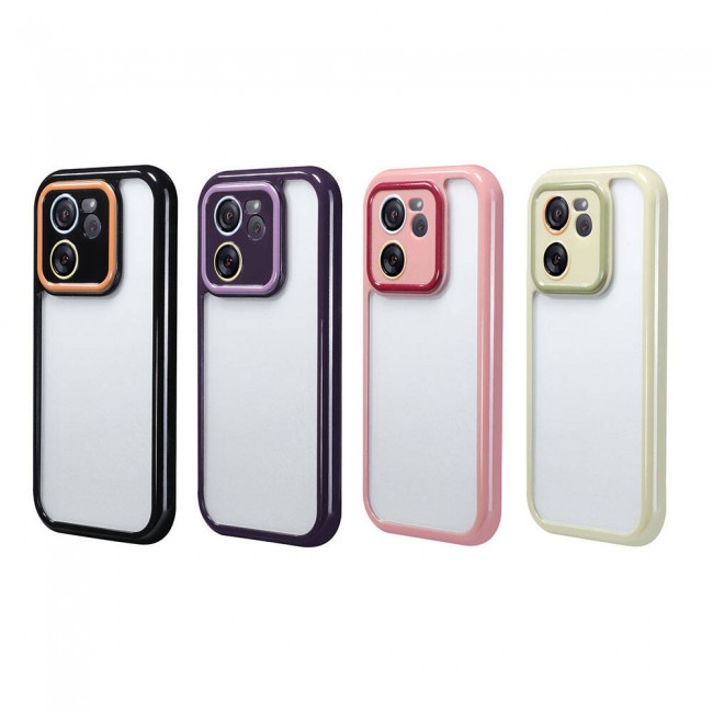 Xiaomi Mi 13T Kılıf Kamera Korumalı Renkli Kenar ve Çerçeve Tasarımlı Zore Vitamin Kapak Xiaomi Mi 13T Kılıf Kamera Korumalı Renkli Kenar ve Çerçeve Tasarımlı Zore Vitamin Kapak