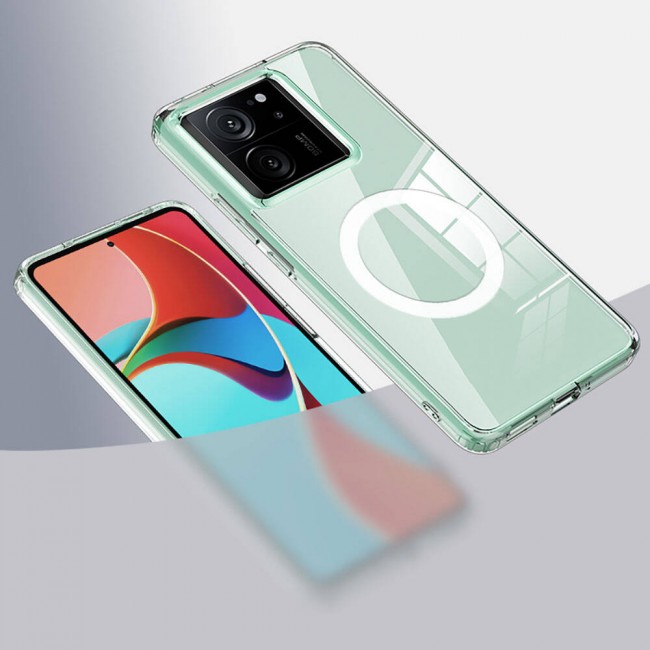 Xiaomi Mi 13T Kılıf Sert PC Arka Yüzey Wireless Şarj Özellikli Zore Flet Magsafe Kapak Xiaomi Mi 13T Kılıf Sert PC Arka Yüzey Wireless Şarj Özellikli Zore Flet Magsafe Kapak