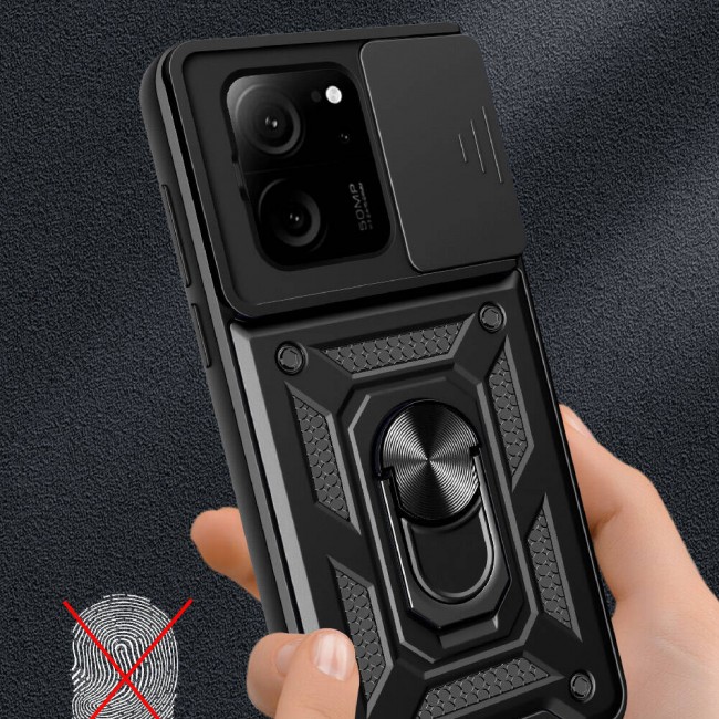 Xiaomi Mi 13T Kılıf Magnetik Standlı Kamera Korumalı Zore Sürgülü Vega Kapak Xiaomi Mi 13T Kılıf Magnetik Standlı Kamera Korumalı Zore Sürgülü Vega Kapak