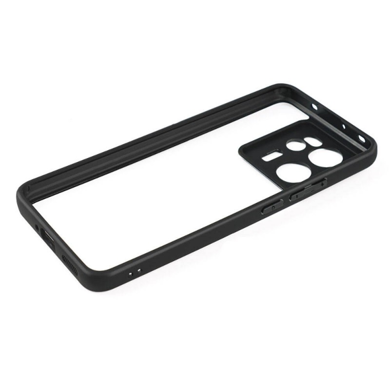 Bal-z Xiaomi Mi 13T Pro Kılıf Kamera Korumalı Şeffaf Arka Yüzey  New Roll Kapak