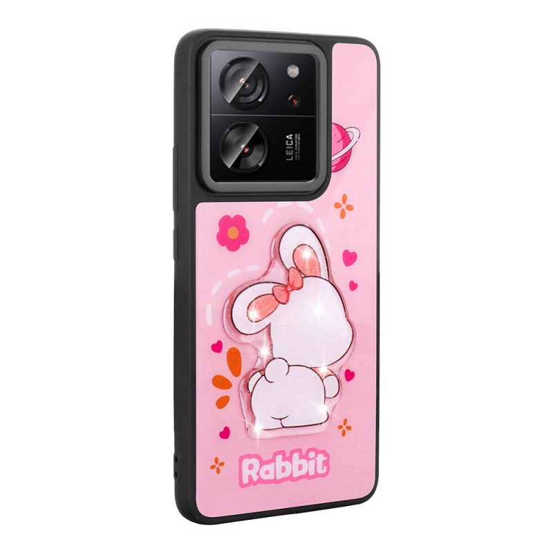 Bal-z Xiaomi Mi 13T Pro Kılıf Parlayan Kabartmalı İkonik Figürlü  Amas Silikon Kapak