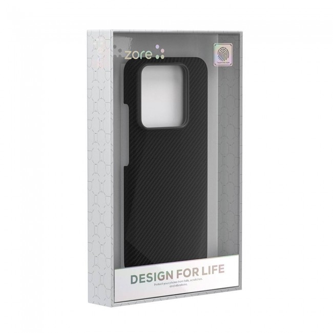 Xiaomi Mi 14 Kılıf Magsafe Şarj Özellikli 600D Kevlar Zore Krek Karbon Kapak Xiaomi Mi 14 Kılıf Magsafe Şarj Özellikli 600D Kevlar Zore Krek Karbon Kapak