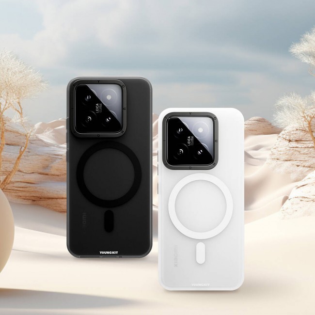 Xiaomi Mi 14 Kılıf Magsafe Şarj Özellikli Youngkit Hidden Sand Serisi Kapak Xiaomi Mi 14 Kılıf Magsafe Şarj Özellikli Youngkit Hidden Sand Serisi Kapak