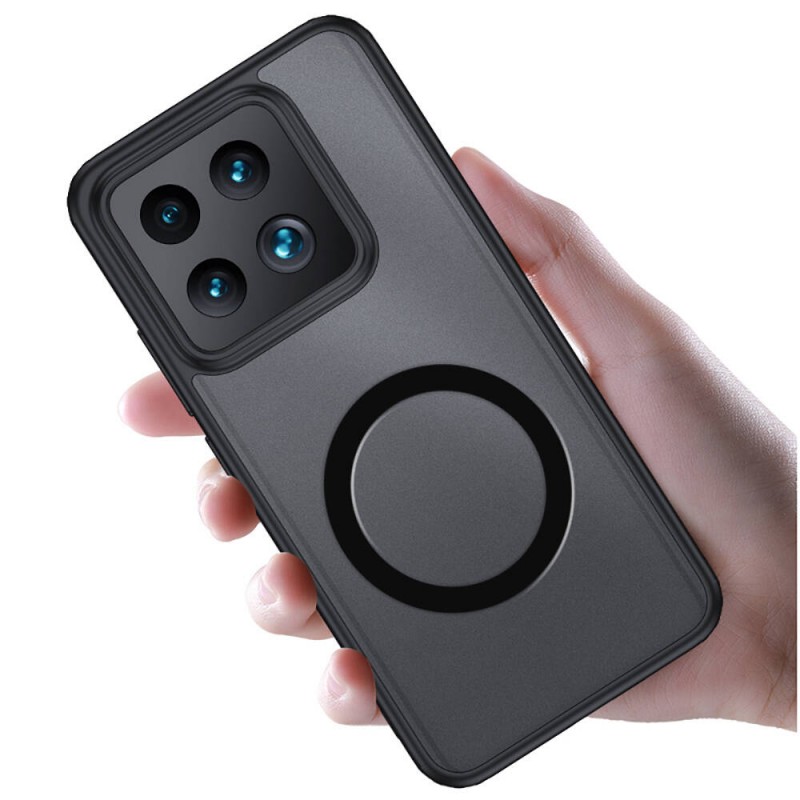 Bal-z Xiaomi Mi 14 Kılıf Sert PC Arka Yüzey Wireless Şarj Özellikli  Flet M-safe Kapak