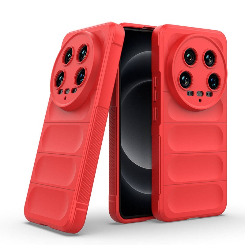 Bal-z Xiaomi Mi 14 Ultra Kılıf Esnek TPU Oyuklu Arka Yüzey Tasarımlı  Etnik Silikon Kapak