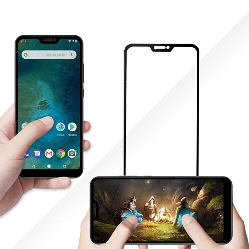 Xiaomi Mi A2 Lite Davin 5D Cam Ekran Koruyucu Xiaomi Mi A2 Lite Davin 5D Cam Ekran Koruyucu