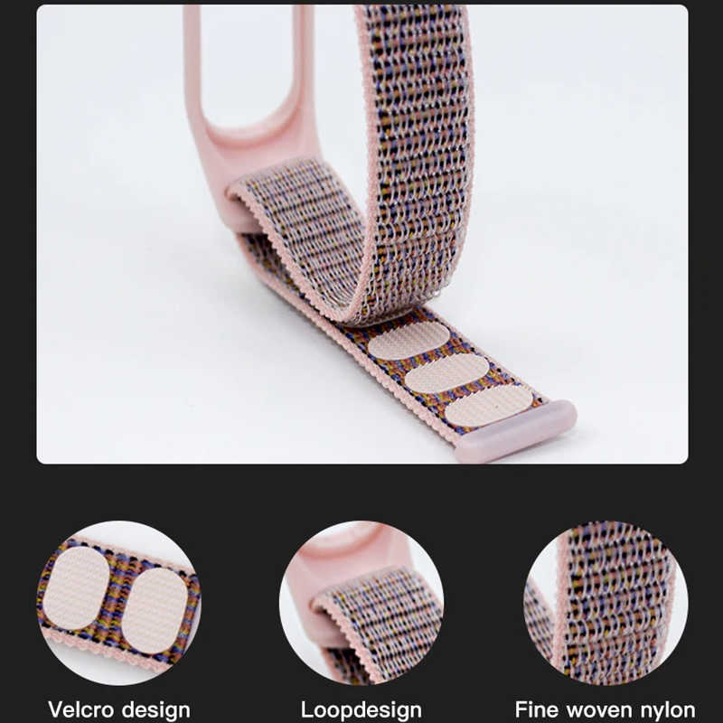 Bal-z Xiaomi Mi Band 4  KRD-03 Hasır Kordon