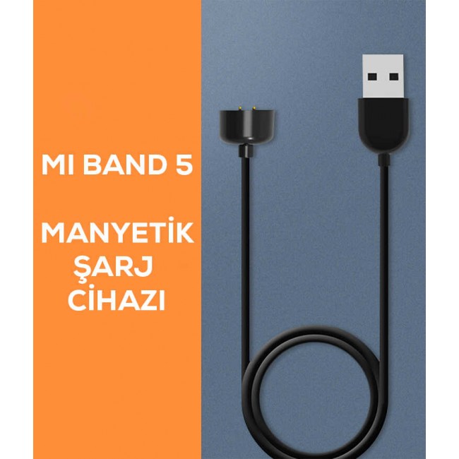 Xiaomi Mi Band 5 Zore Usb Şarj Kablosu