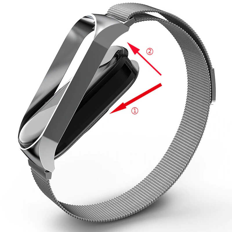 Bal-z Xiaomi Mi Band 6  KRD-01 Metal Kordon