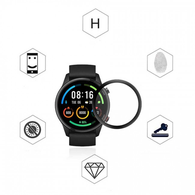Xiaomi Mi Watch Zore PMMA Pet Saat Ekran Koruyucu Xiaomi Mi Watch Zore PMMA Pet Saat Ekran Koruyucu
