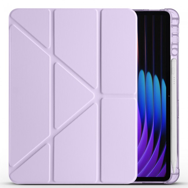 Xiaomi Pad 7 Pro Kılıf Zore Tri Folding Kalem Bölmeli Standlı Kılıf Xiaomi Pad 7 Pro Kılıf Zore Tri Folding Kalem Bölmeli Standlı Kılıf