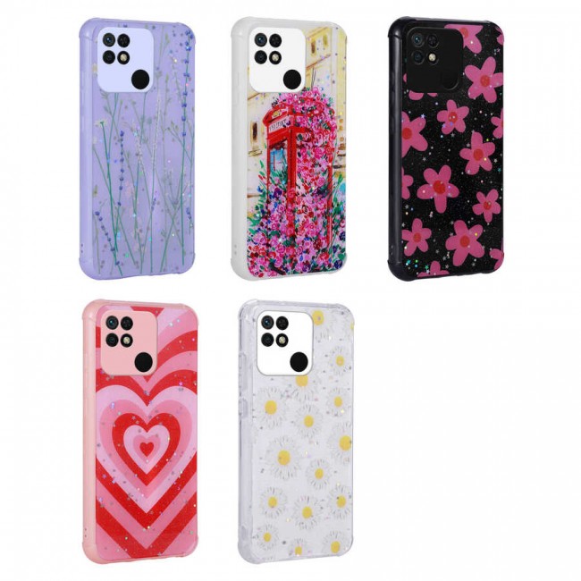 Xiaomi Poco C40 Kılıf Simli Desenli Kamera Korumalı Parlak Zore Popy Kapak Xiaomi Poco C40 Kılıf Simli Desenli Kamera Korumalı Parlak Zore Popy Kapak