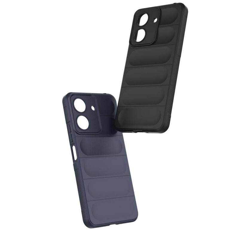 Bal-z Xiaomi Poco C65 Kılıf Esnek TPU Oyuklu Arka Yüzey Tasarımlı  Etnik Silikon Kapak