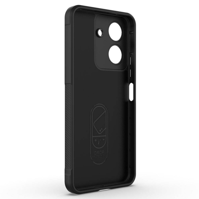 Bal-z Xiaomi Poco C65 Kılıf Esnek TPU Oyuklu Arka Yüzey Tasarımlı  Etnik Silikon Kapak