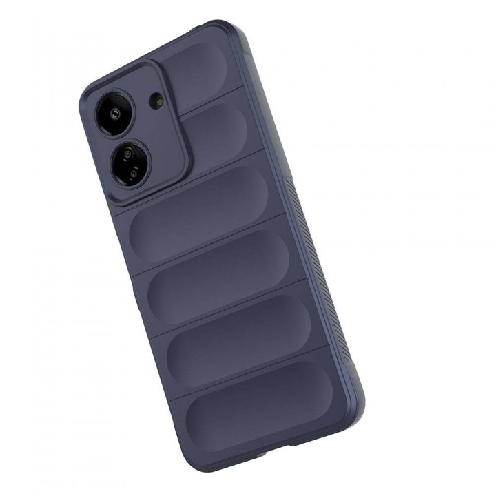 Xiaomi Poco C65 Kılıf Esnek TPU Oyuklu Arka Yüzey Tasarımlı Zore Etnik Silikon Kapak