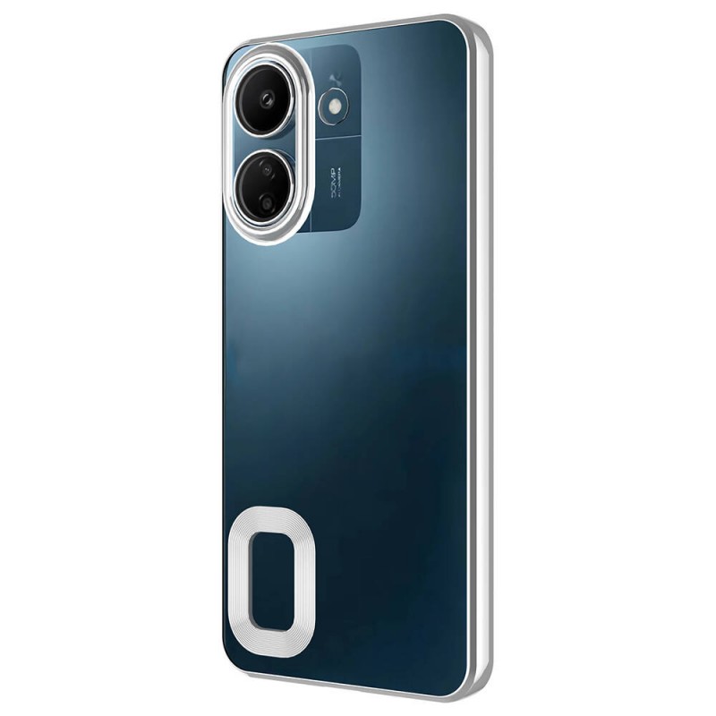 Bal-z Xiaomi Poco C65 Kılıf Kamera Korumalı Logo Gösteren  Omega Kapak