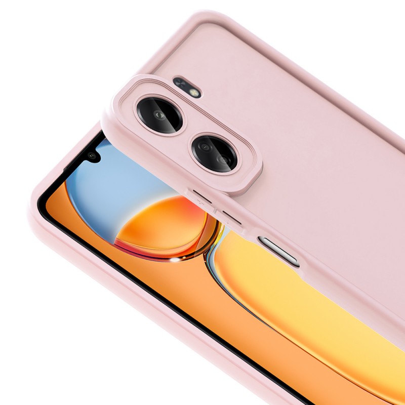 Bal-z Xiaomi Poco C65 Kılıf Kamera Korumalı Zore Ananas Kapak