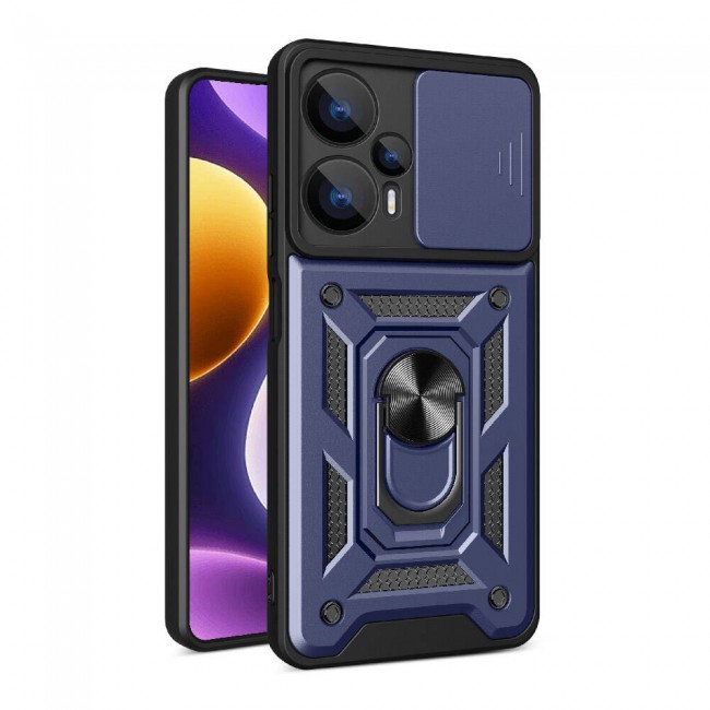 Xiaomi Poco F5 Kılıf Magnetik Standlı Kamera Korumalı Zore Sürgülü Vega Kapak Xiaomi Poco F5 Kılıf Magnetik Standlı Kamera Korumalı Zore Sürgülü Vega Kapak
