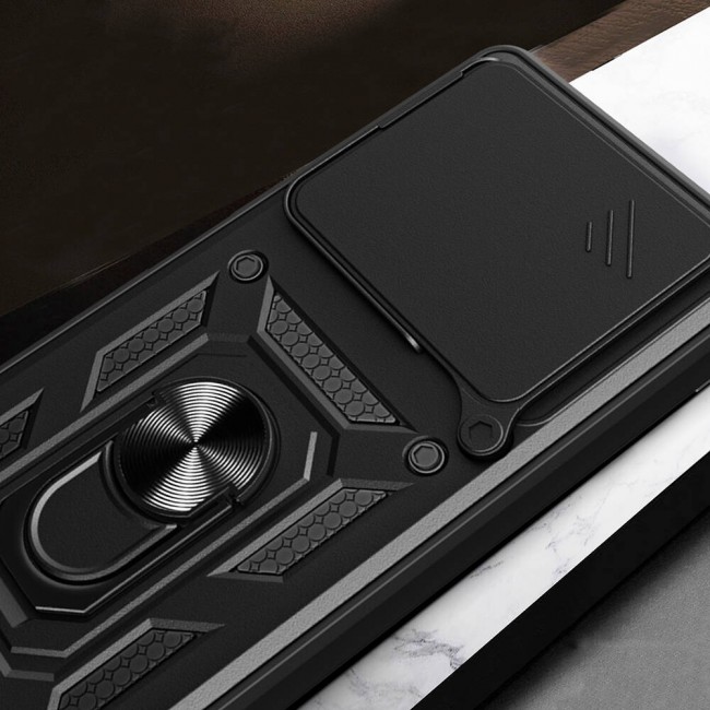 Xiaomi Poco F6 Kılıf Magnetik Standlı Kamera Korumalı Zore Sürgülü Vega Kapak Xiaomi Poco F6 Kılıf Magnetik Standlı Kamera Korumalı Zore Sürgülü Vega Kapak