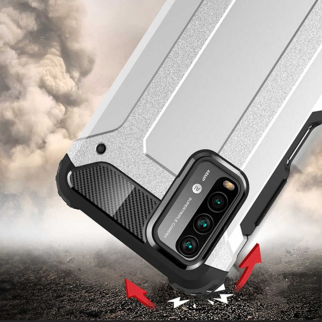 Xiaomi Poco M3 Kılıf Zore Crash Silikon Kapak Xiaomi Poco M3 Kılıf Zore Crash Silikon Kapak
