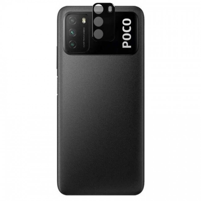 Xiaomi Poco M3 Zore 3D Kamera Camı Xiaomi Poco M3 Zore 3D Kamera Camı