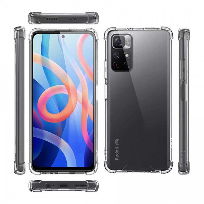 Xiaomi Poco M4 Pro 5G Kılıf Zore Nitro Anti Shock Silikon Xiaomi Poco M4 Pro 5G Kılıf Zore Nitro Anti Shock Silikon