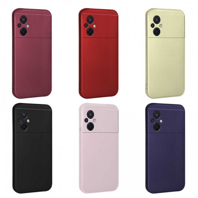 Xiaomi Poco M5 Kılıf Zore Premier Silikon Kapak Xiaomi Poco M5 Kılıf Zore Premier Silikon Kapak