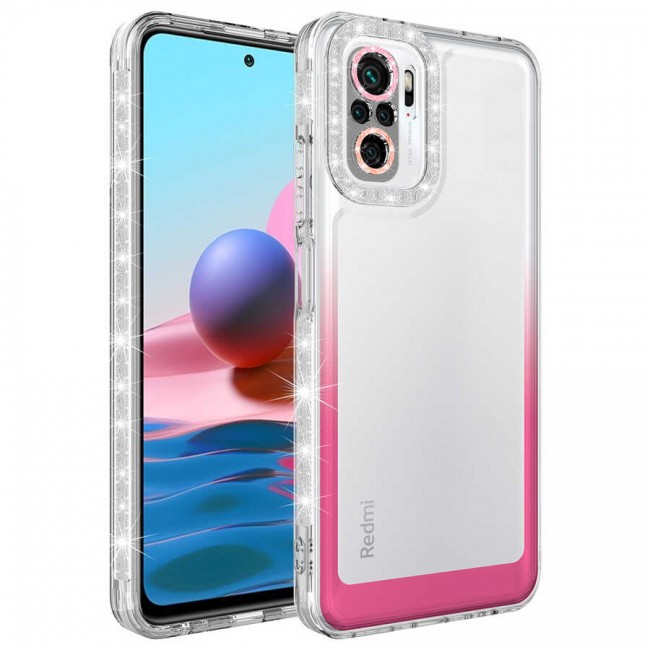 Xiaomi Poco M5S Kılıf Simli ve Renk Geçiş Tasarımlı Lens Korumalı Zore Park Kapak Xiaomi Poco M5S Kılıf Simli ve Renk Geçiş Tasarımlı Lens Korumalı Zore Park Kapak