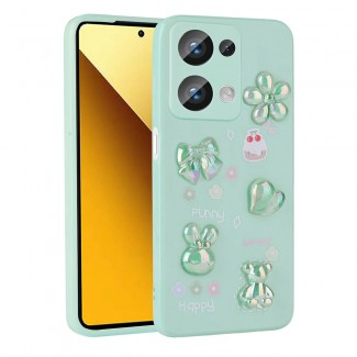 Xiaomi Poco M6 Pro 4G Kılıf Kabartma Figürlü Parlak Zore Toys Silikon Kapak Xiaomi Poco M6 Pro 4G Kılıf Kabartma Figürlü Parlak Zore Toys Silikon Kapak