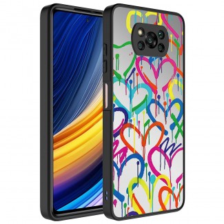 Xiaomi Poco X3 Kılıf Aynalı Desenli Kamera Korumalı Parlak Zore Mirror Kapak Xiaomi Poco X3 Kılıf Aynalı Desenli Kamera Korumalı Parlak Zore Mirror Kapak