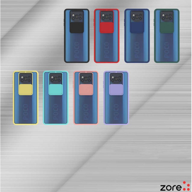 Xiaomi Poco X3 Kılıf Zore Lensi Kapak Xiaomi Poco X3 Kılıf Zore Lensi Kapak