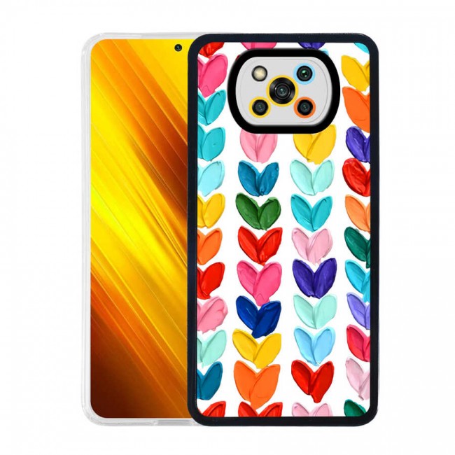 Xiaomi Poco X3 Kılıf Zore M-Fit Desenli Kapak Xiaomi Poco X3 Kılıf Zore M-Fit Desenli Kapak