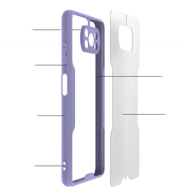 Bal-z Xiaomi Poco X3 Kılıf  Parfe Kapak