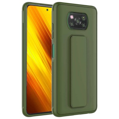 Bal-z Xiaomi Poco X3 Kılıf  Qstand Kapak